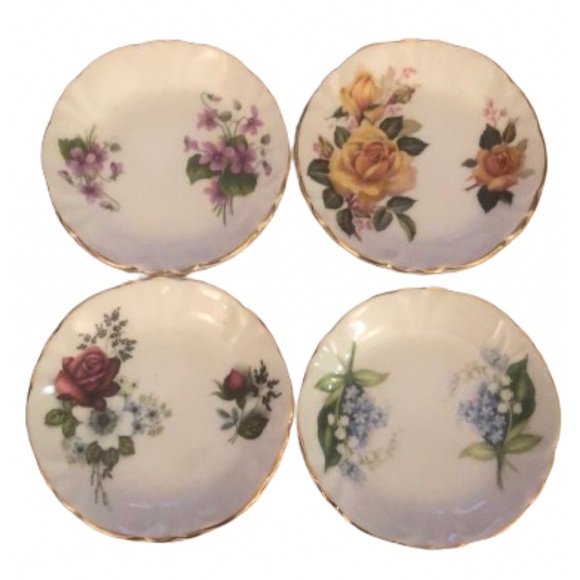 Princess House Other - SET OF 4 FLORAL DISHES • PRINCESS HOUSE EXCLUSIVE • HAMMERSLEY FINE BONE CHINA